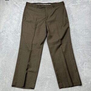 slim fit dress slacks Classic Fit Solid Stretch Suit Pant  Perry Ellis